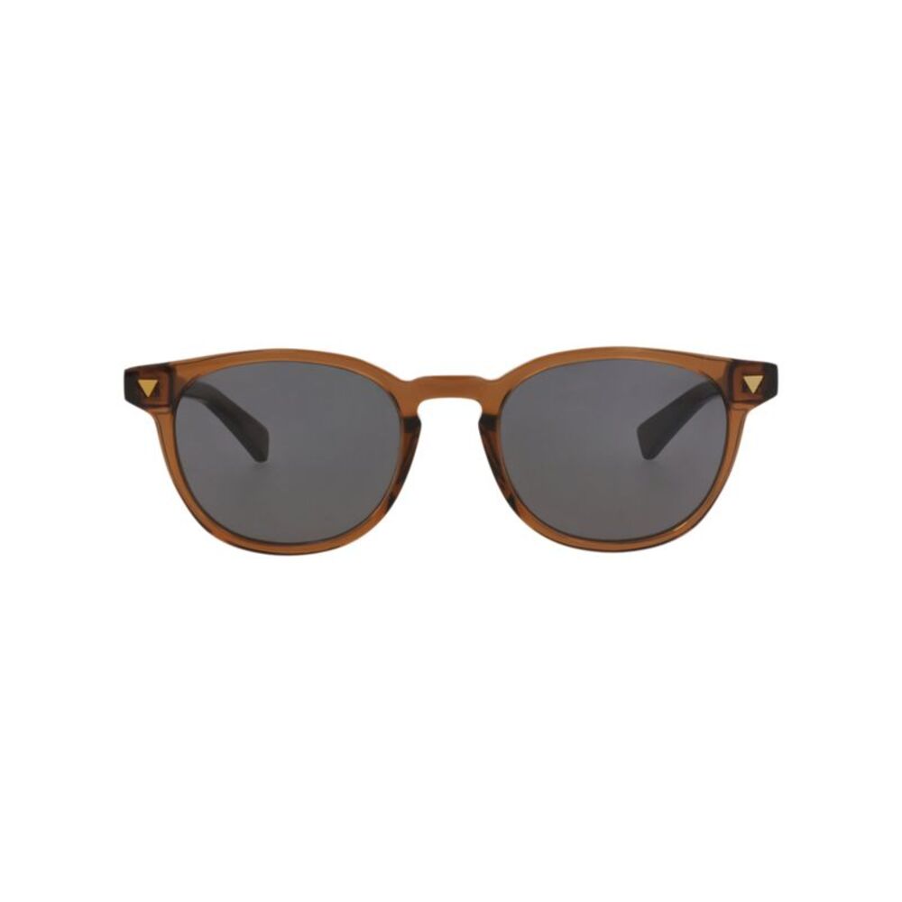 Bottega Veneta Round-Frame Recycled Acetate Sunglasses Brown Mens